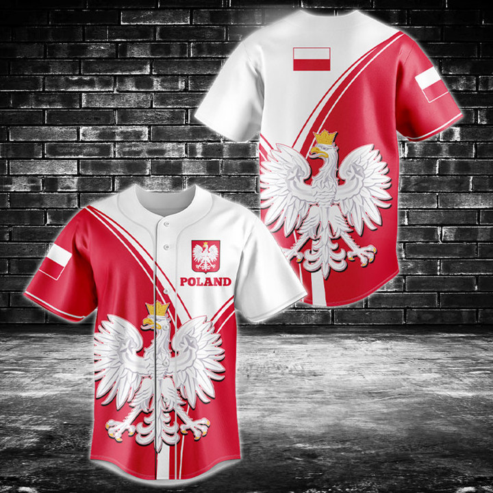 Poland - Polish Pride Baseball Jersey Shirt