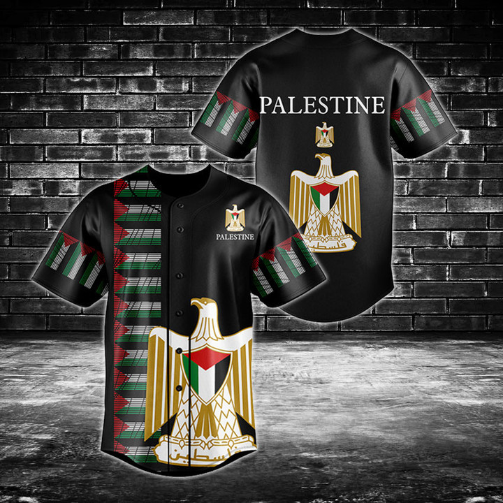 Palestine - United Baseball Jersey Shirt
