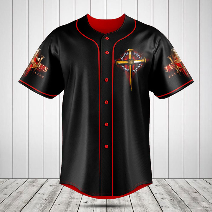 Jesus Save My Life 3D Baseball Jersey Shirt
