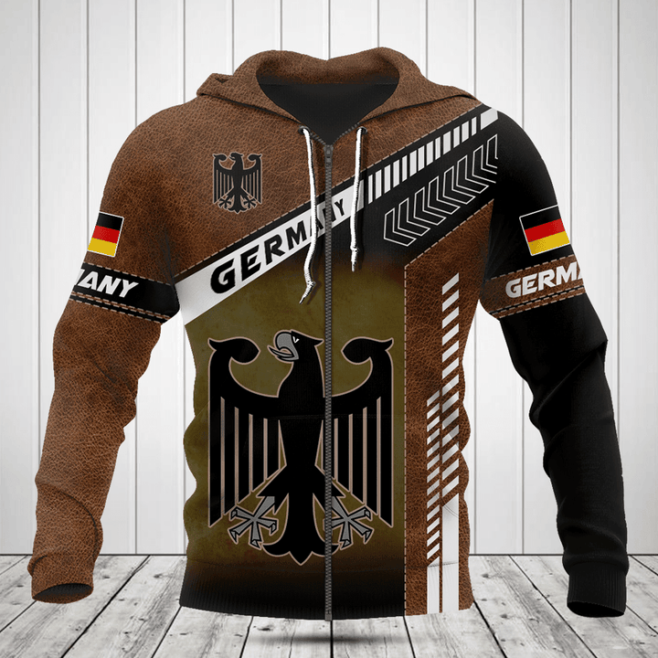 Germany Coat Of Arms Leather Speed Style Shirts