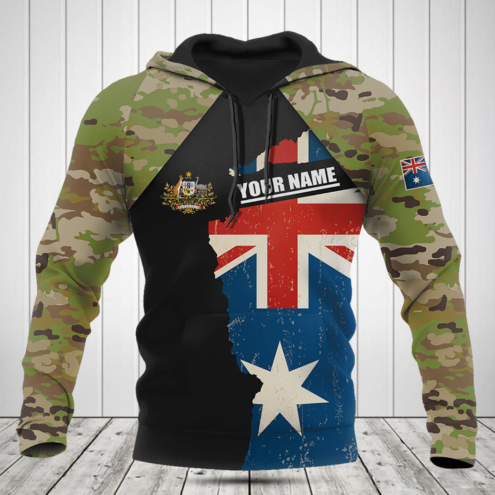Customize Australia Coat Of Arms Camouflage Shirts