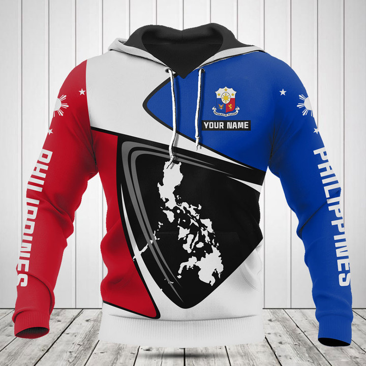 Customize Philippines Flag And Map Shirts