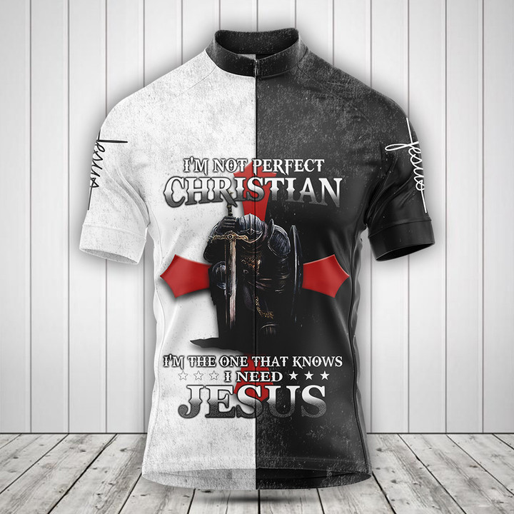 I'm The One That Knows I Need Jesus Men's Cycling Jersey