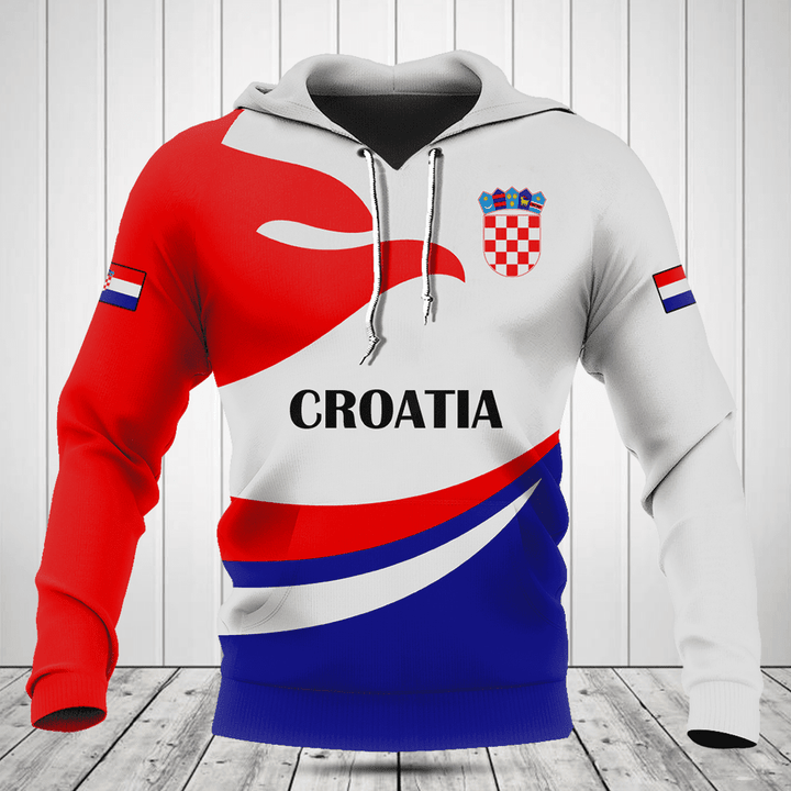 Croatia Flag Fire Style Shirts