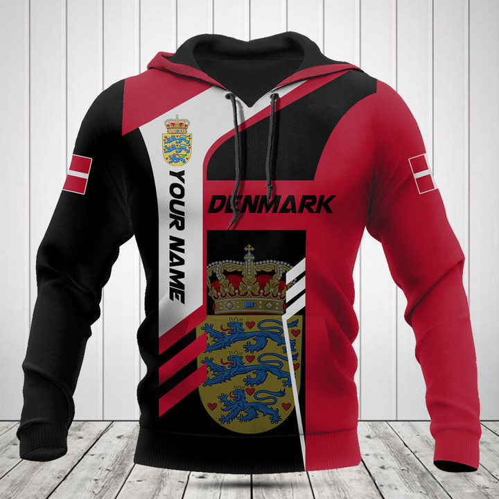 Customize Denmark Coat Of Arms Sport Shirts
