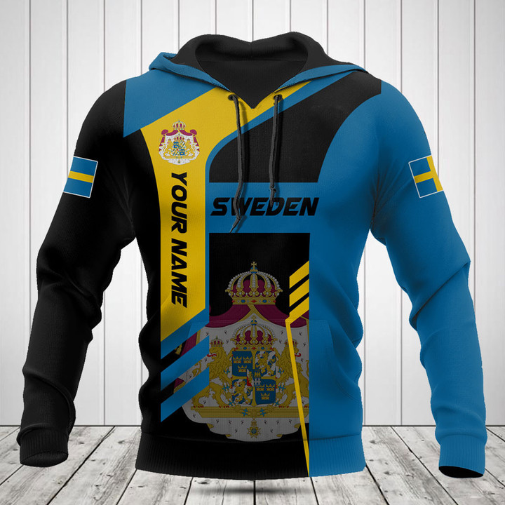 Customize Sweden Coat Of Arms Sport Shirts