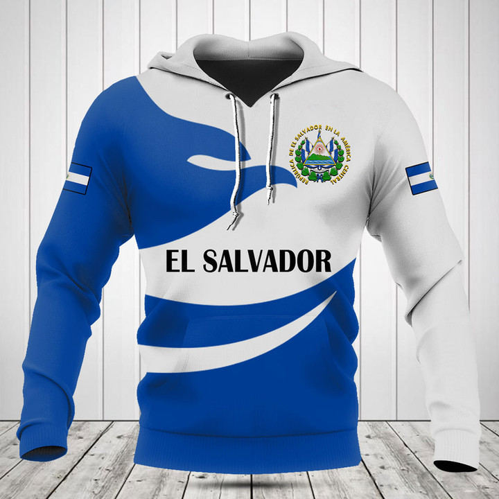 El Salvador Flag Fire Style Shirts
