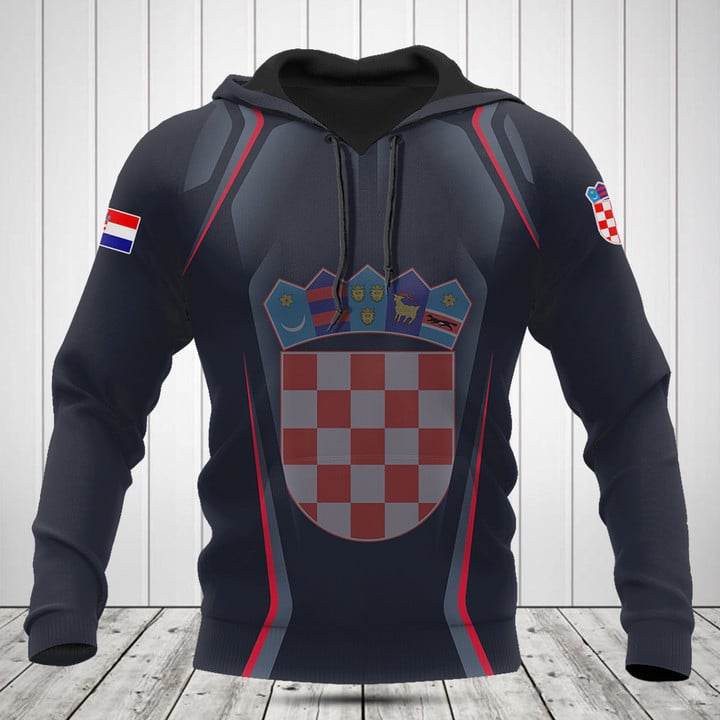 Customize Croatia Coat Of Arms Print 3D Special Shirts