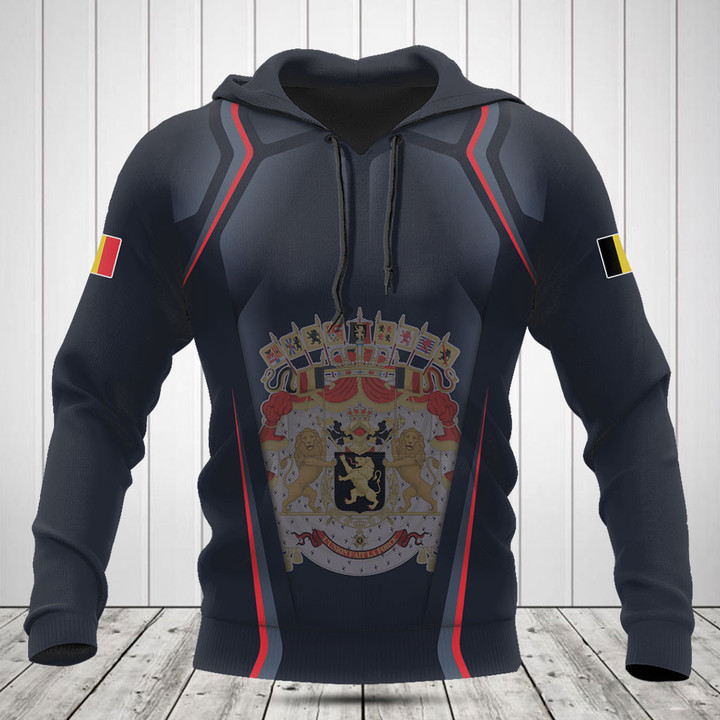 Customize Belgium Coat Of Arms Print 3D Special Shirts