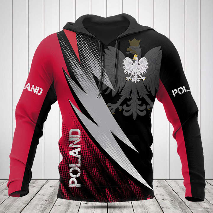 Poland Coat Of Arms Fire Style Shirts