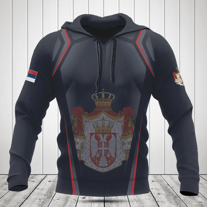 Customize Serbia Coat Of Arms Print 3D Special Shirts