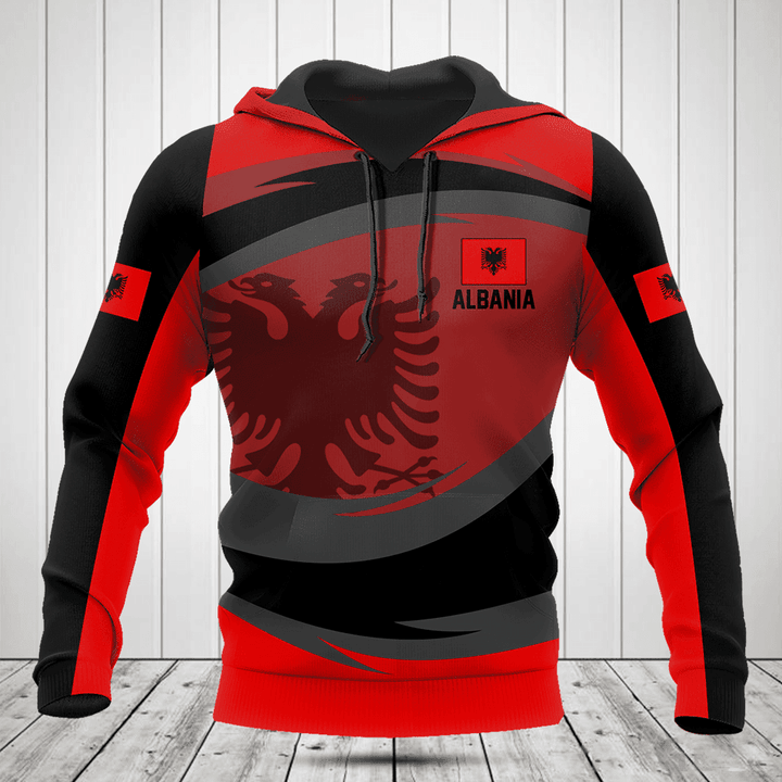 Customize Albania Eagle Tornado Shirts