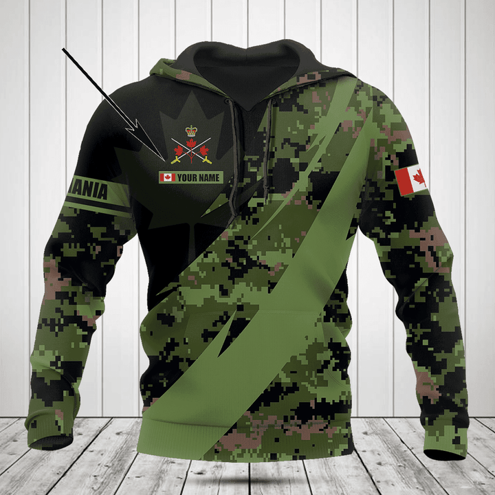 Customize Canadian Army Camo Fire Style Shirts