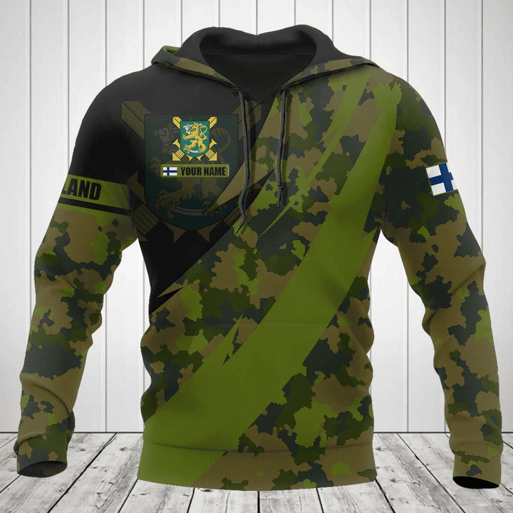Customize Finnish Army Camo Fire Style Shirts