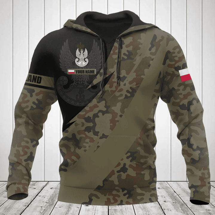 Customize Polish Army Camo Fire Style Shirts