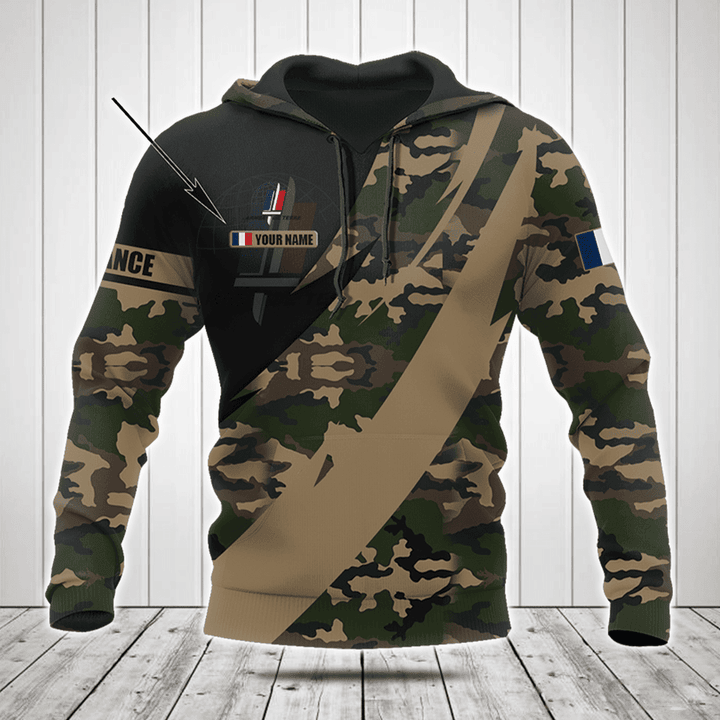 Customize French Army Camo Fire Style Shirts