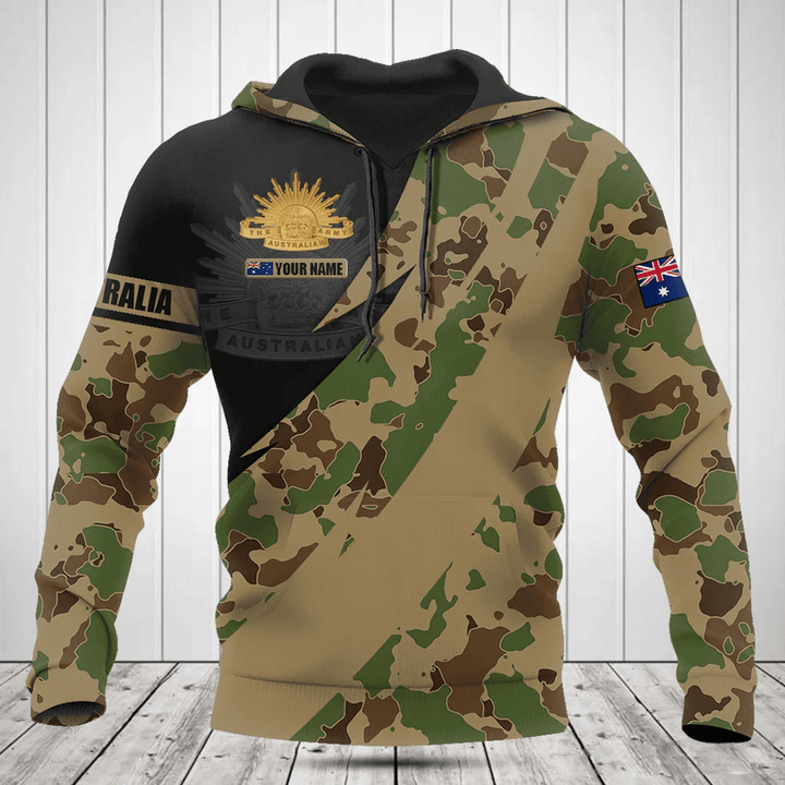 Customize Australian Army Camo Fire Style Shirts