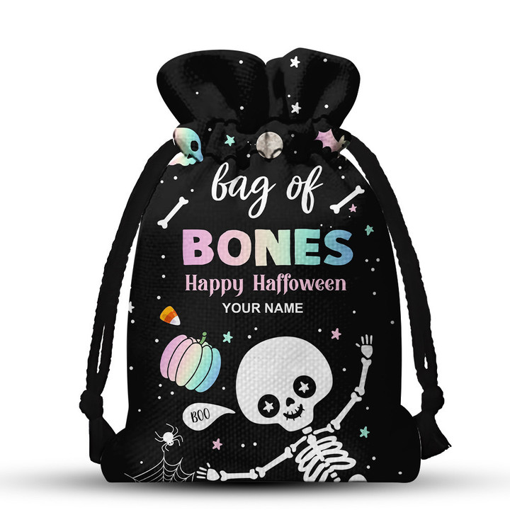Customize Bag Of Bones Drawstring Gift Bag