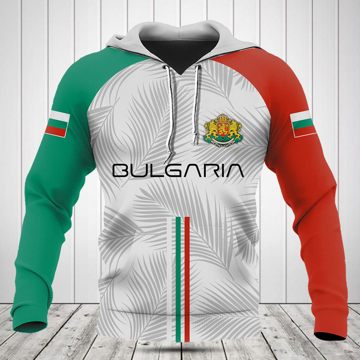 Customize Bulgaria Flag Palm Leaf Shirts