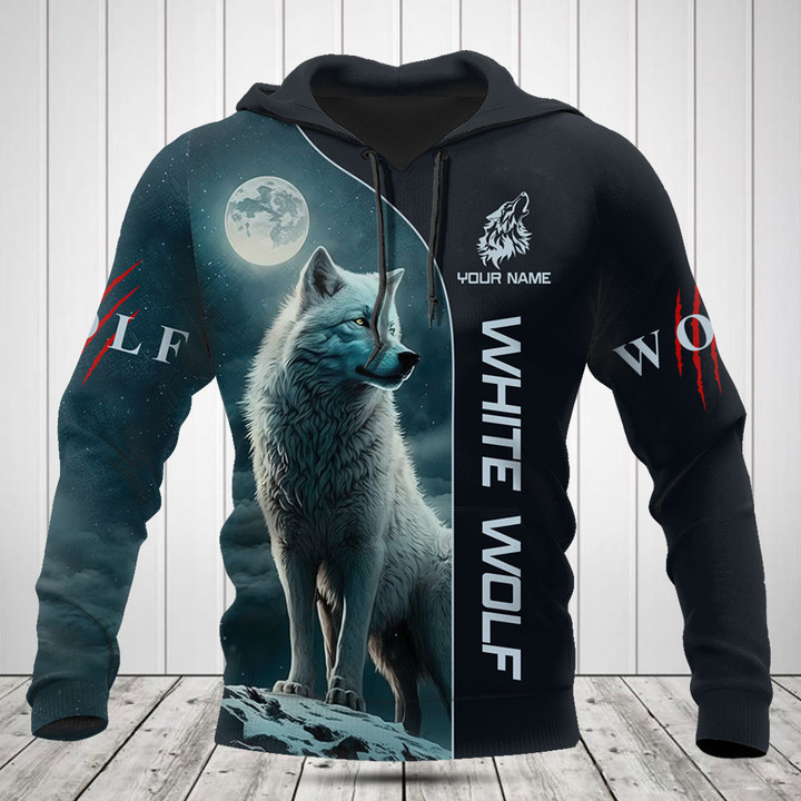 Customize White Wolf 3D Shirts