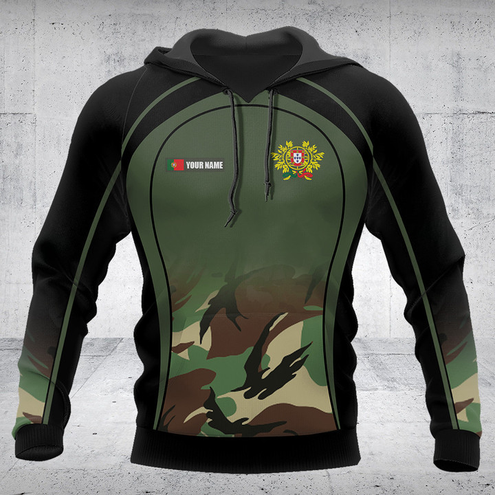 Customize Portugal Coat Of Arms And Camo Shirts