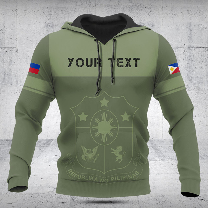 Customize Philippines Skull Green Shirts And Jogger Pants