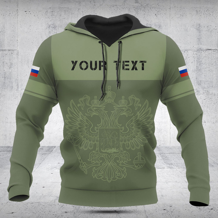 Customize Russia Skull Green Shirts And Jogger Pants