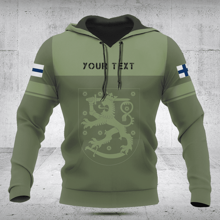 Customize Finland Skull Green Shirts And Jogger Pants