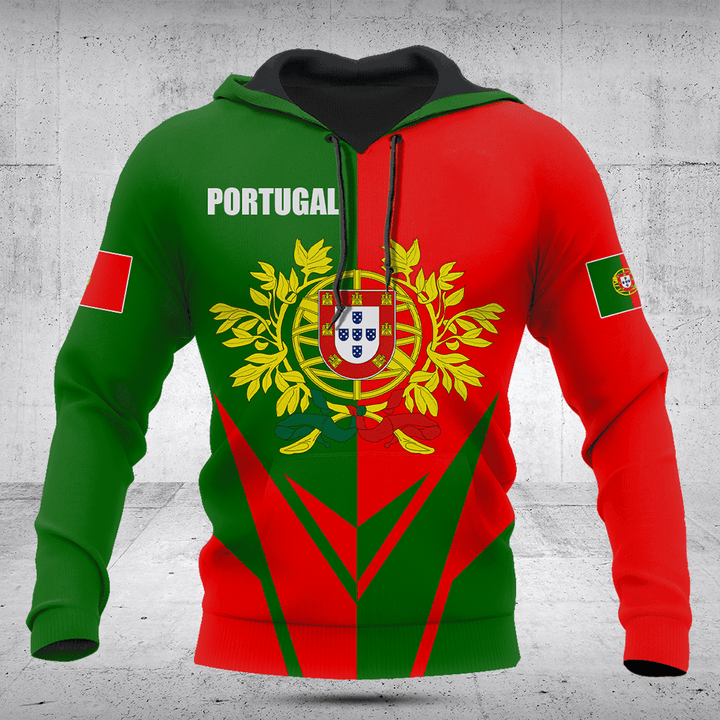 Customize Portugal Coat Of Arms Flag Arrow Shirts