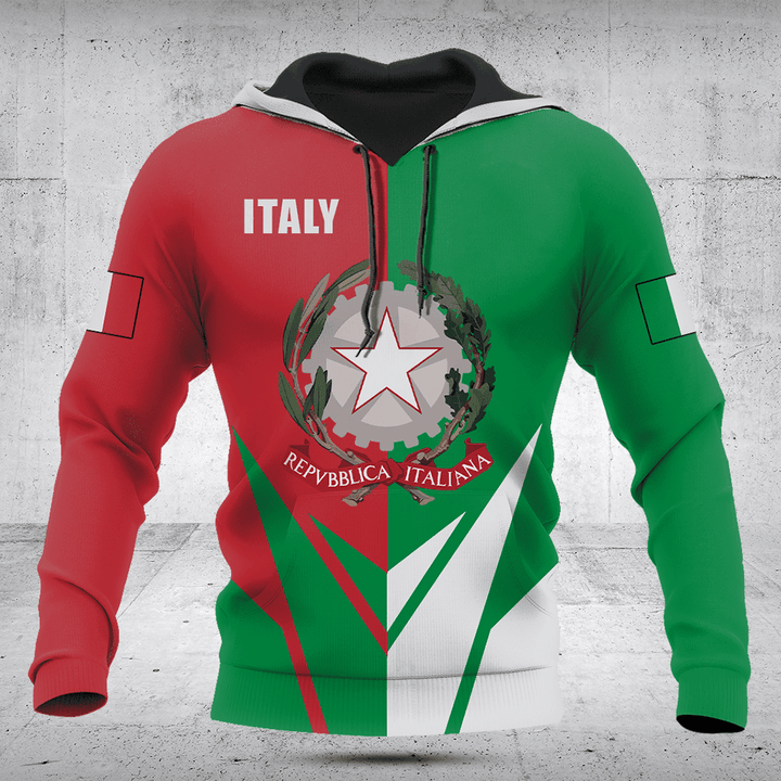 Customize Italy Coat Of Arms Flag Arrow Shirts