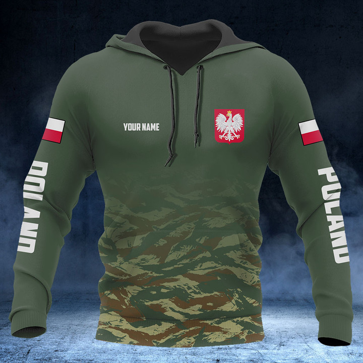 Customize Poland Lizard Camouflage Shirts
