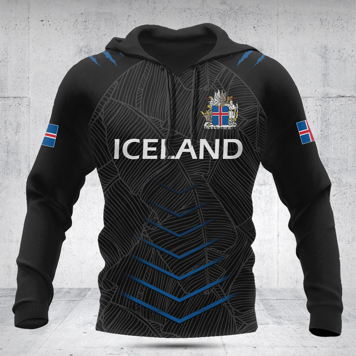 Customize Iceland Coat Of Arms Claws Scratches Shirts