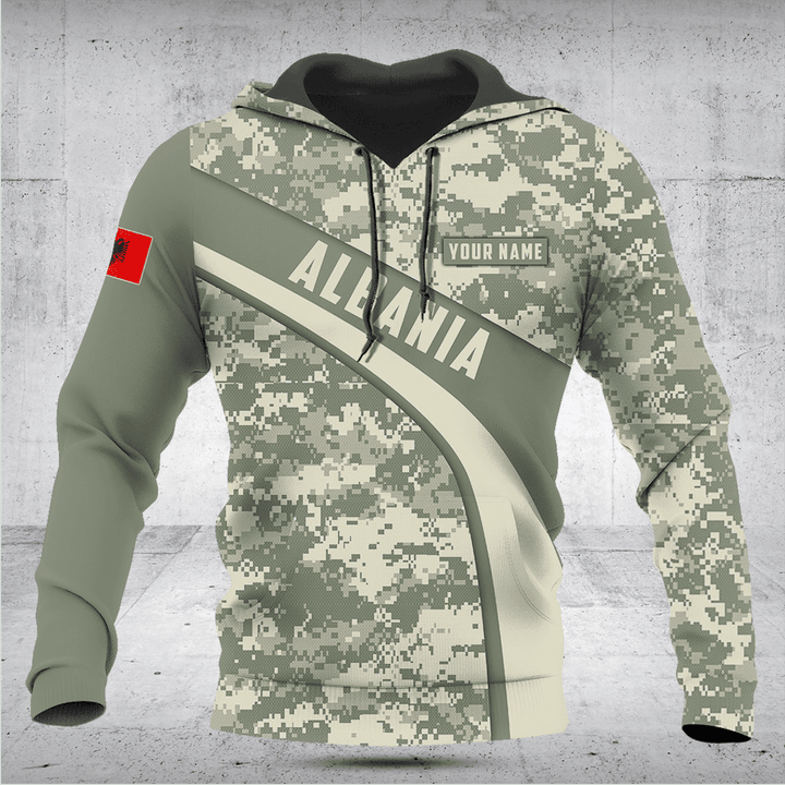 Customize Albania Army Digital Camouflage Shirts