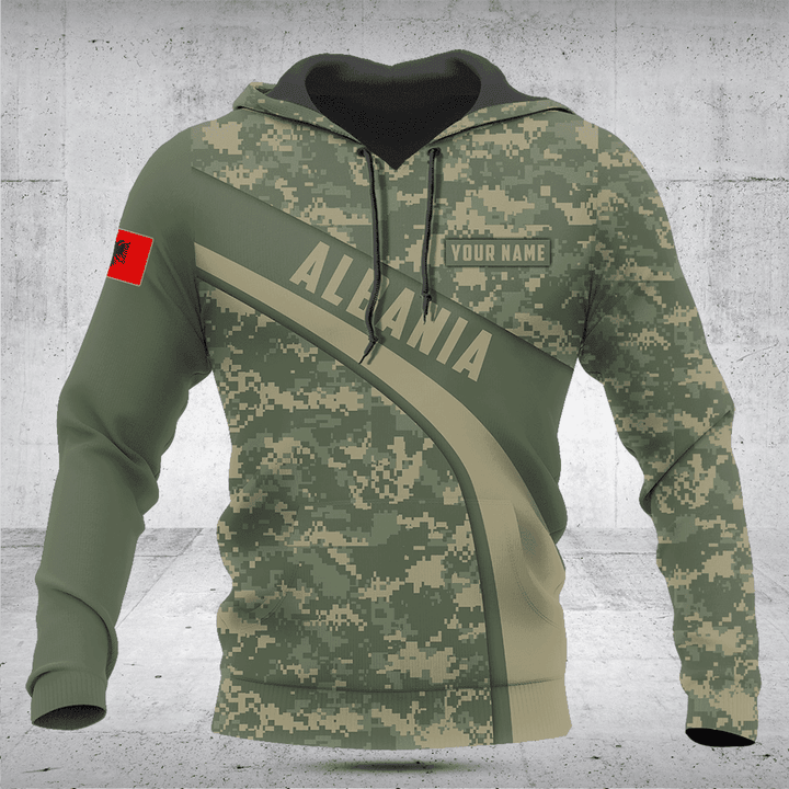 Customize Albania Digital Camouflage Shirts