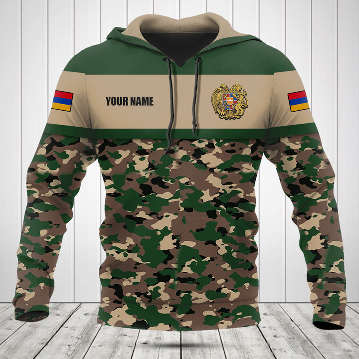 Customize Armenia Camo Military Shirts