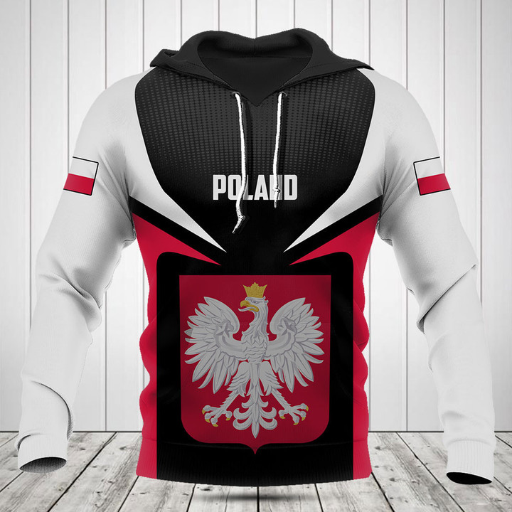 Customize Poland Energy Flag And Coat Of Arms Shirts