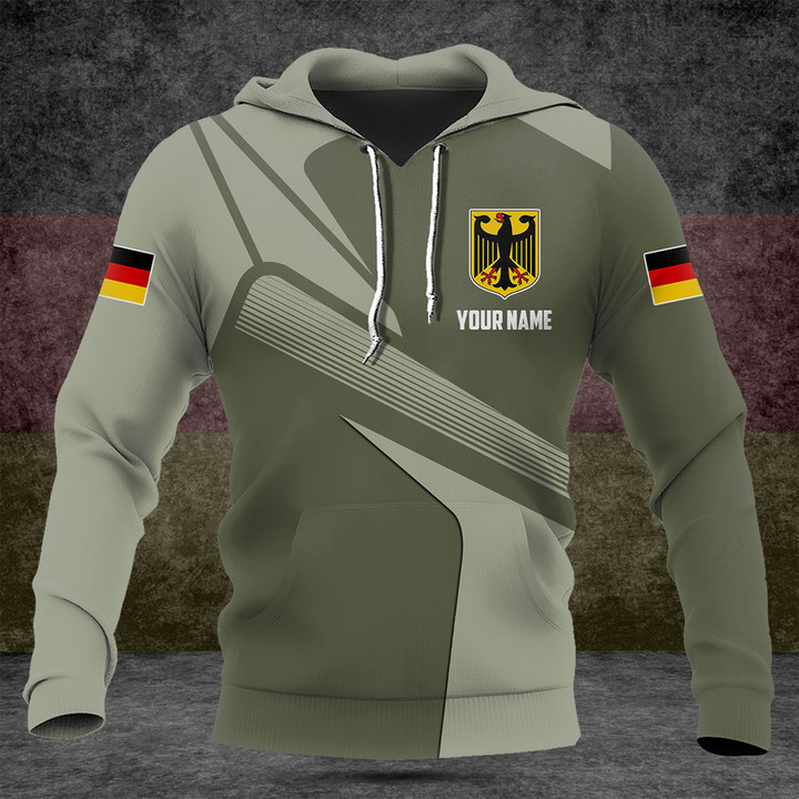 Customize Germany Proud Olive Green Shirts