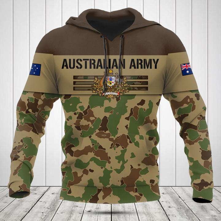 Customize Australian Army Camo Skull Shirts And Jogger Pants