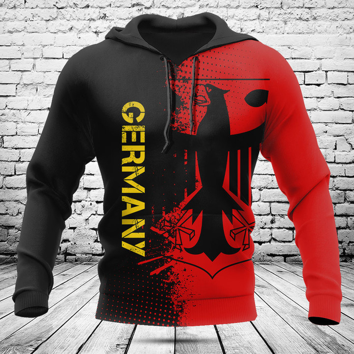 Germany Coat Of Arms Half Black Shirts