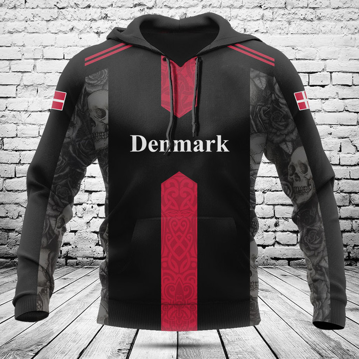 Customize Denmark Viking Skull Shirts