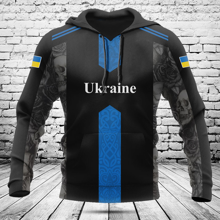 Customize Ukraine Viking Skull Shirts