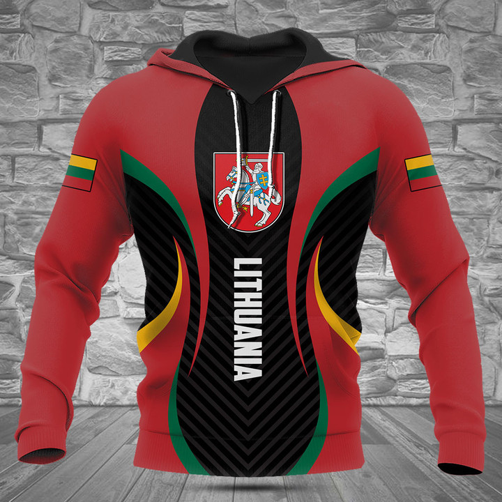 Customize Lithuania Wave Style Shirts