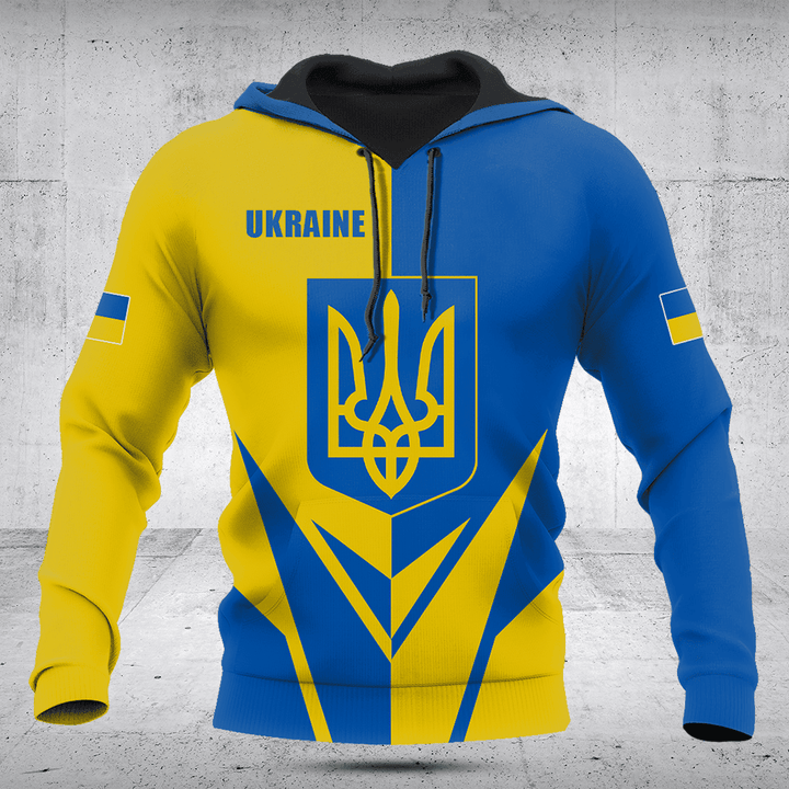 Customize Ukraine Coat Of Arms Flag Arrow Shirts