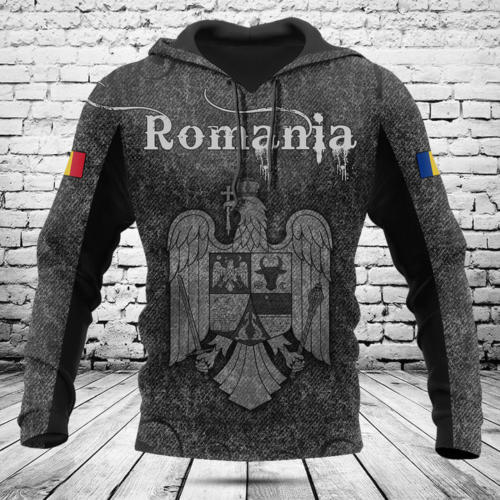 Customize Romania Skull Knitted Texture Shirts