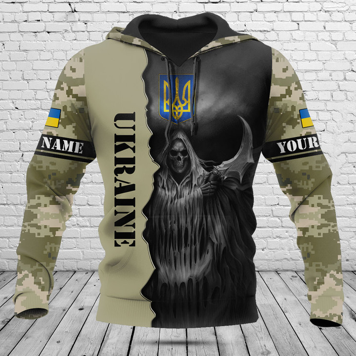 Customize Ukraine Skull 3D Shirts