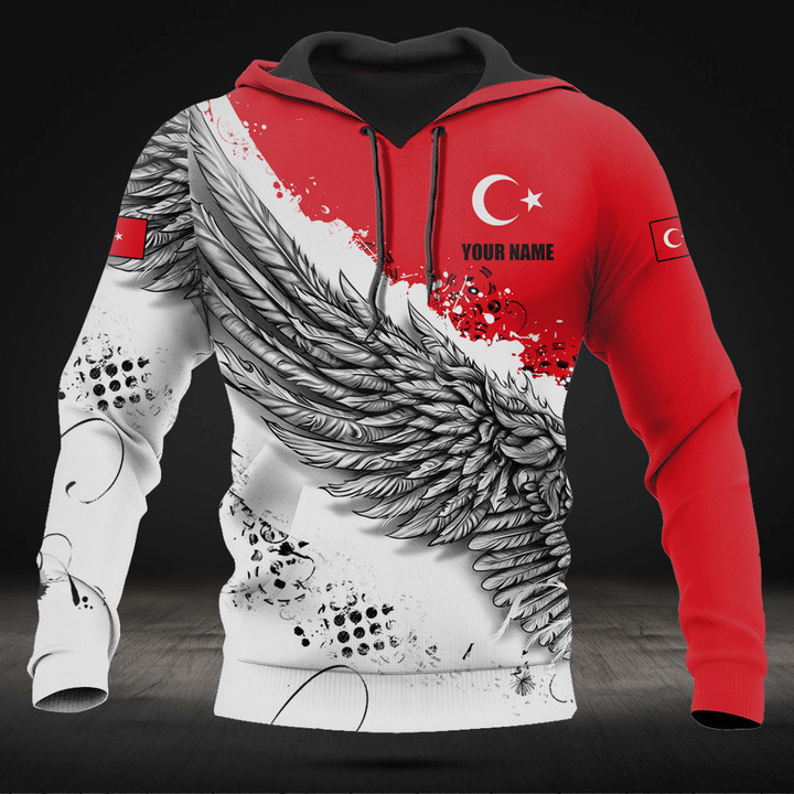 Customize Turkey Flag Wing Shirts And Jogger Pants