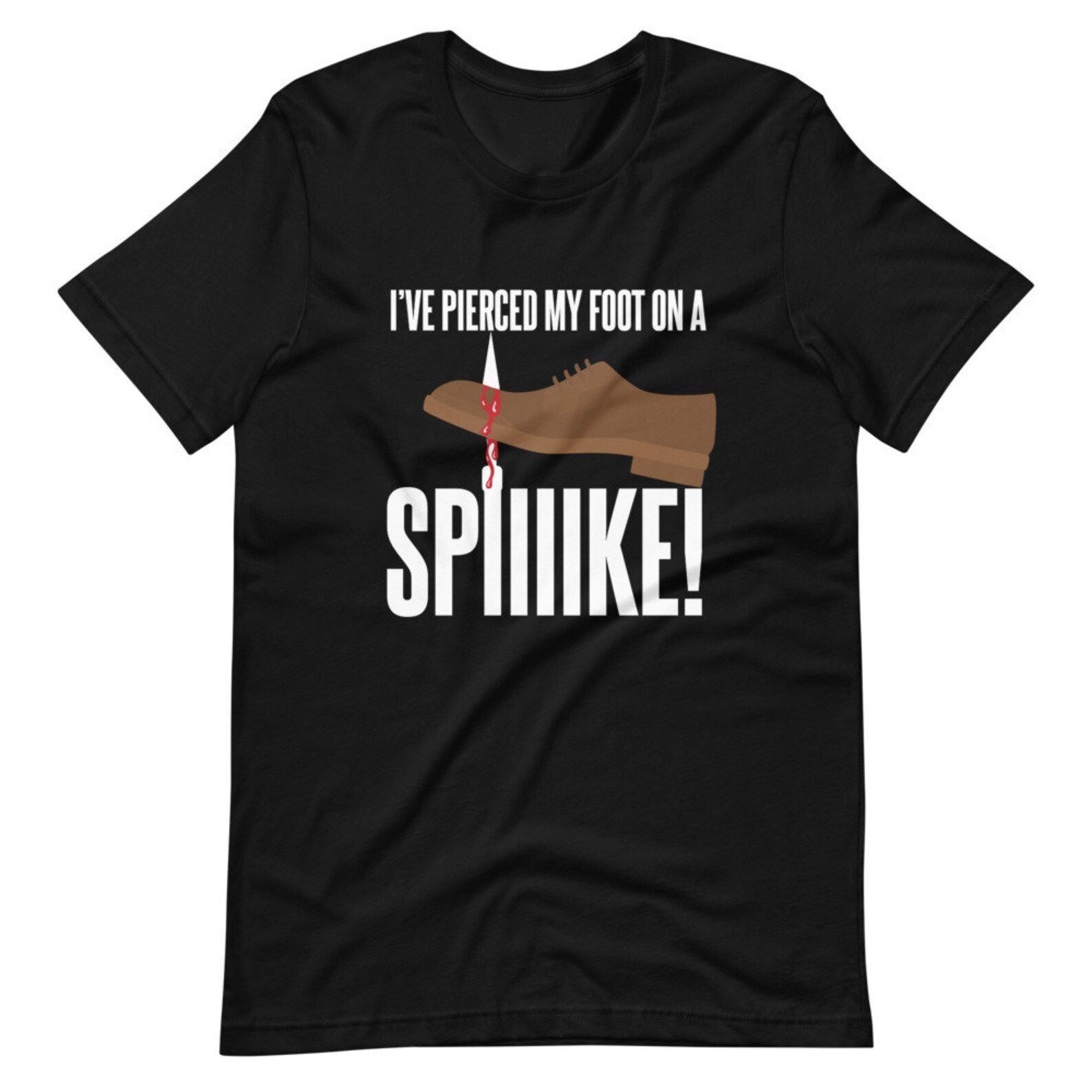 Alan Partridge Ive Pierced My Foot On A Spike Tv Series Quote T Shirt ...