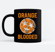 Tennessee Fan Orange Blooded Vol Sports Fan State Flag TN Mugs-Ceramic Mug-Black