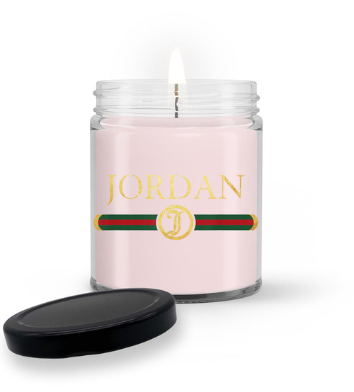 Jordan Name Personalized Royal Luxury Gift Men Women Boy Soy Wax Candle