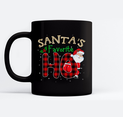 Christmas Santa's Favorite Ho Xmas Pajama Funny Naughty Mugs